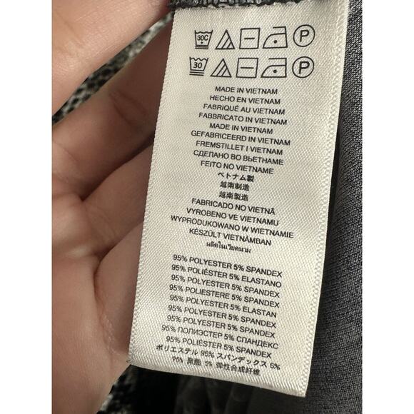 Michael Kors Women’s Black Gray Snake Print Long Sleeve Dress Size XL - Picture 4 of 5